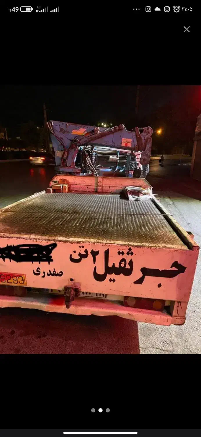 نیسان جرثقیل ۲ تن یدک کش امداد خودرو|خدمات حمل و نقل|همدان, |دیوار