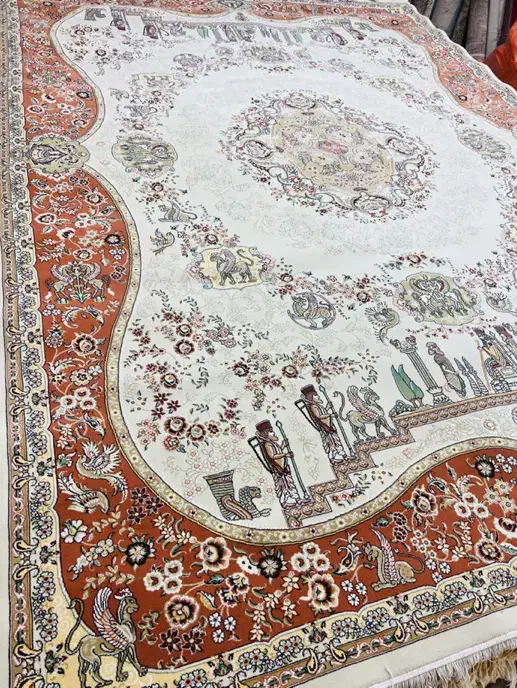 جفت فرش مشهدواقعی۱۲ متری طرح۷۰۰شانه|فرش|مشهد, شهید مطهری|دیوار