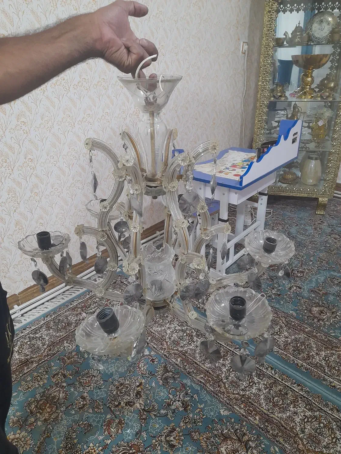 لوستر سالم|لوستر و چراغ آویز|خرم‌آباد, |دیوار