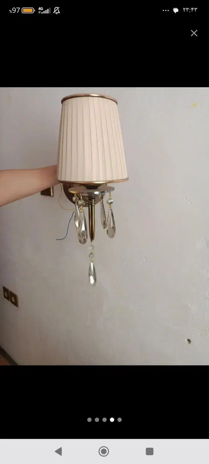 لوستر کریستالی|لوستر و چراغ آویز|کرمانشاه, |دیوار