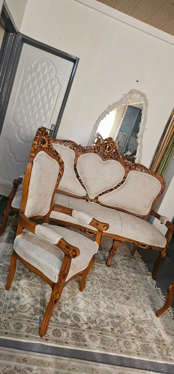 مبل ترک ۷ نفره ارزان|مبلمان خانگی و میز عسلی|تنکابن, |دیوار
