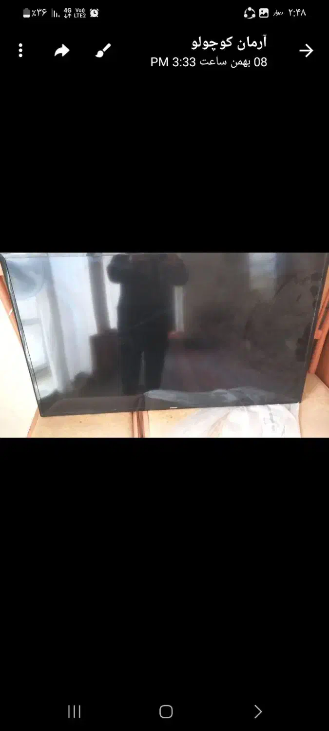 تلویزیون ۴۸ اینچ|تلویزیون و پروژکتور|سراب, |دیوار