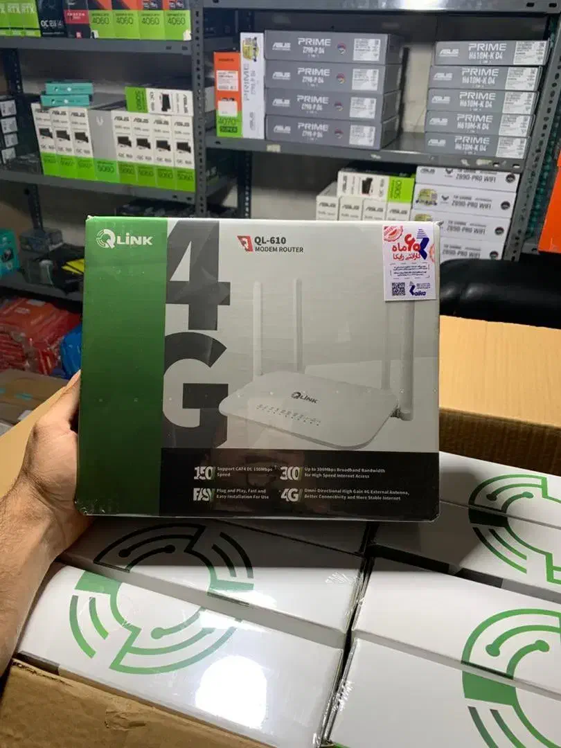مودم 4G چهار آنتنه 4 پورت Q-link با 5سال گارانتی|مودم و تجهیزات شبکه|تهران, میدان ولیعصر|دیوار