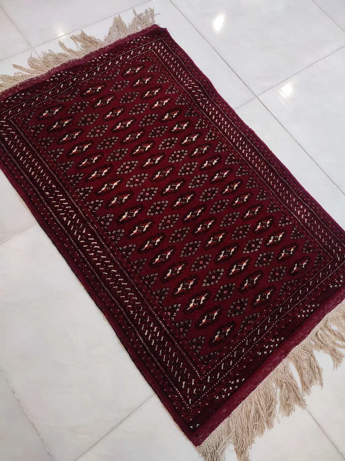 قالیچه دستباف ترکمنی|فرش|گرگان, |دیوار