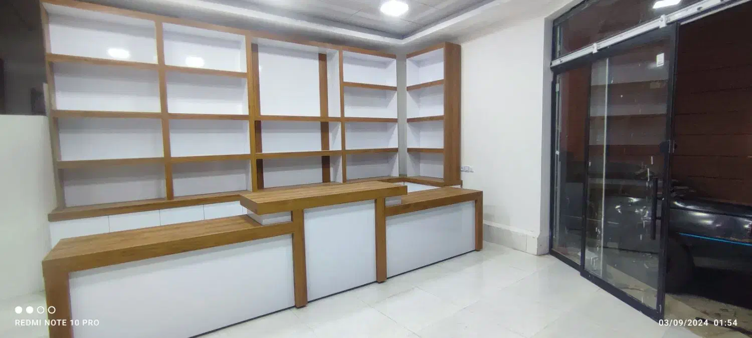 دکور کامل ام دی اف|کتابخانه، شلف، قفسههای دیواری|زهک, |دیوار