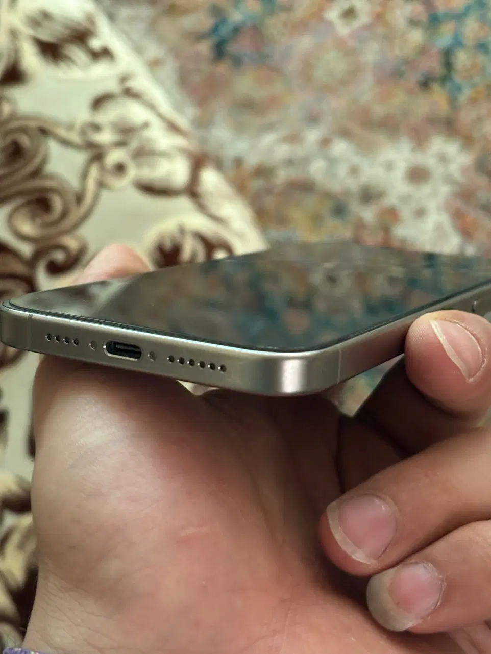Iphone 15 pro max zaa 256|موبایل|اصفهان, درب کوشک|دیوار