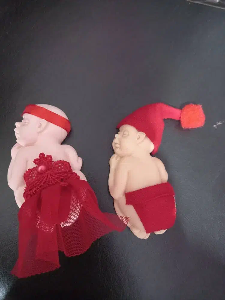 مجسمه نوزاد خمیر چینی|صنایع دستی و سایر لوازم تزئینی|اصفهان, باغ زرشک|دیوار