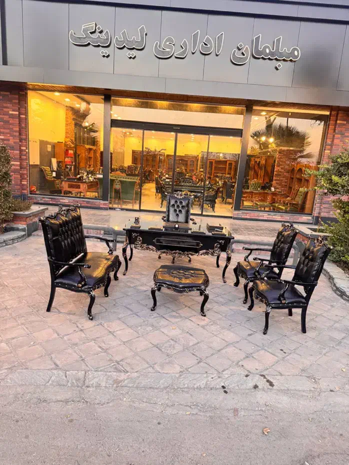 مبلمان اداری کلاسیک اقتصادی مبل برمیدمیزمدیریت چری|دفتر کار|تهران, شهرک شریفی|دیوار