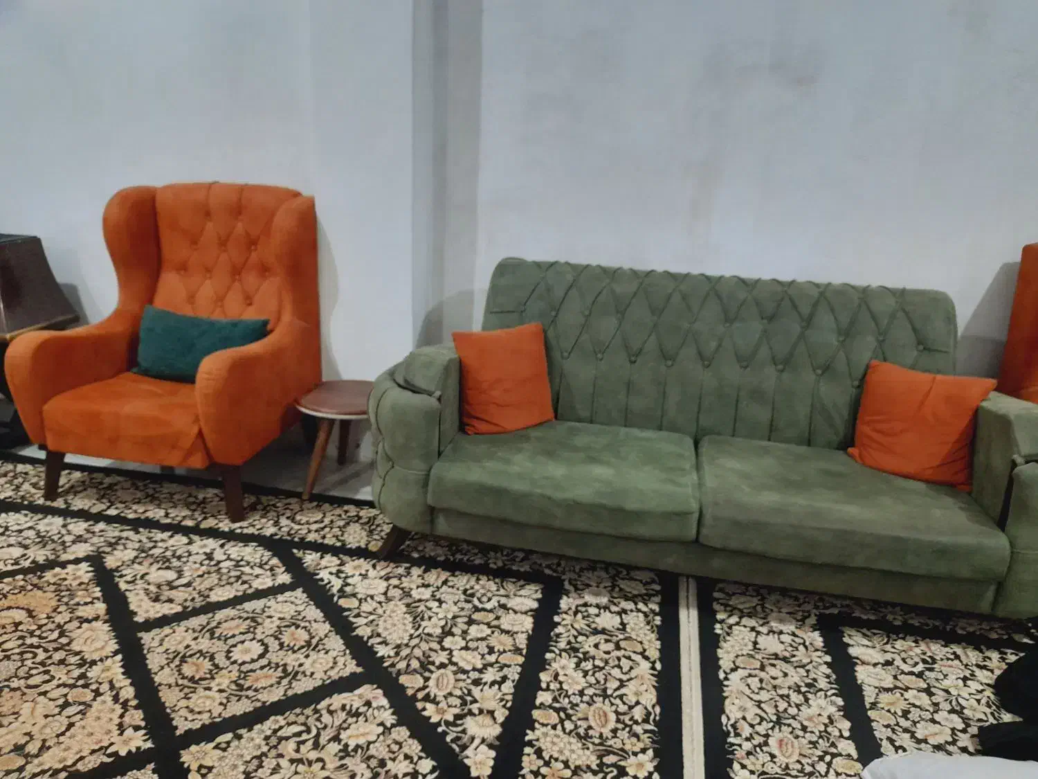 مبل چستر در حد نو سالم ۸ نفره|مبلمان خانگی و میز عسلی|آمل, |دیوار