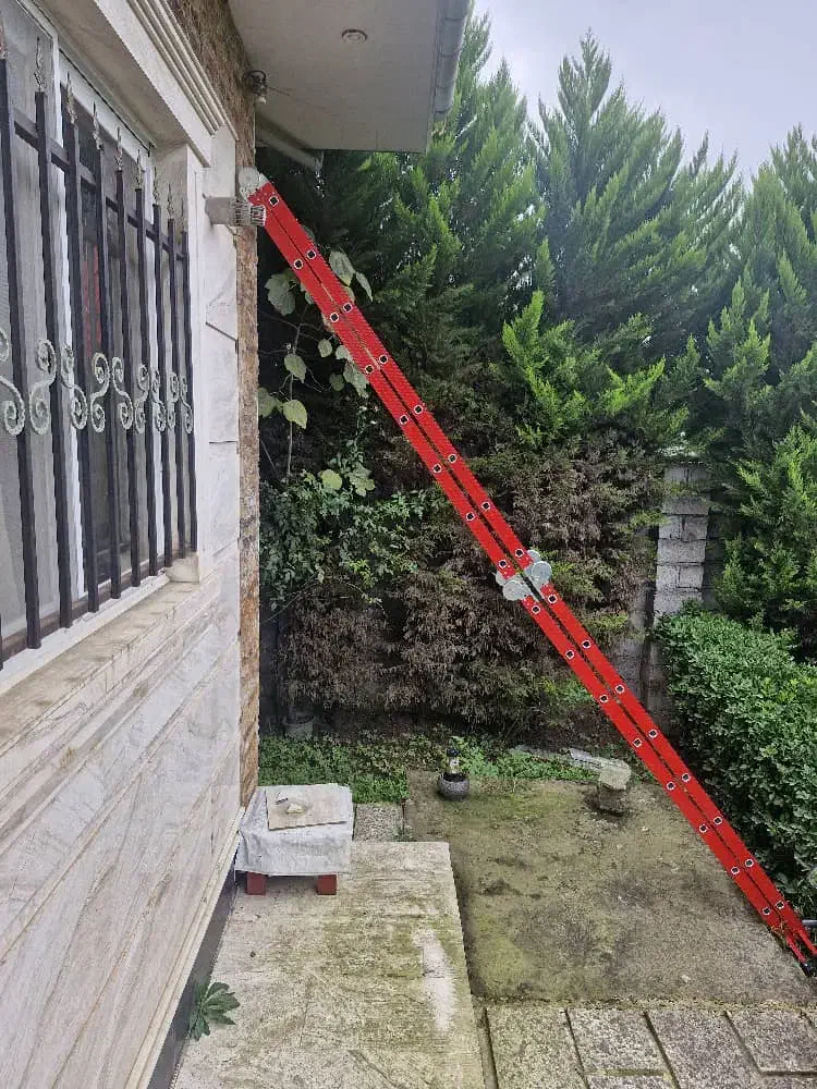 نردبان ۵ متری در حد نو|ابزارآلات|چاف و چمخاله, |دیوار