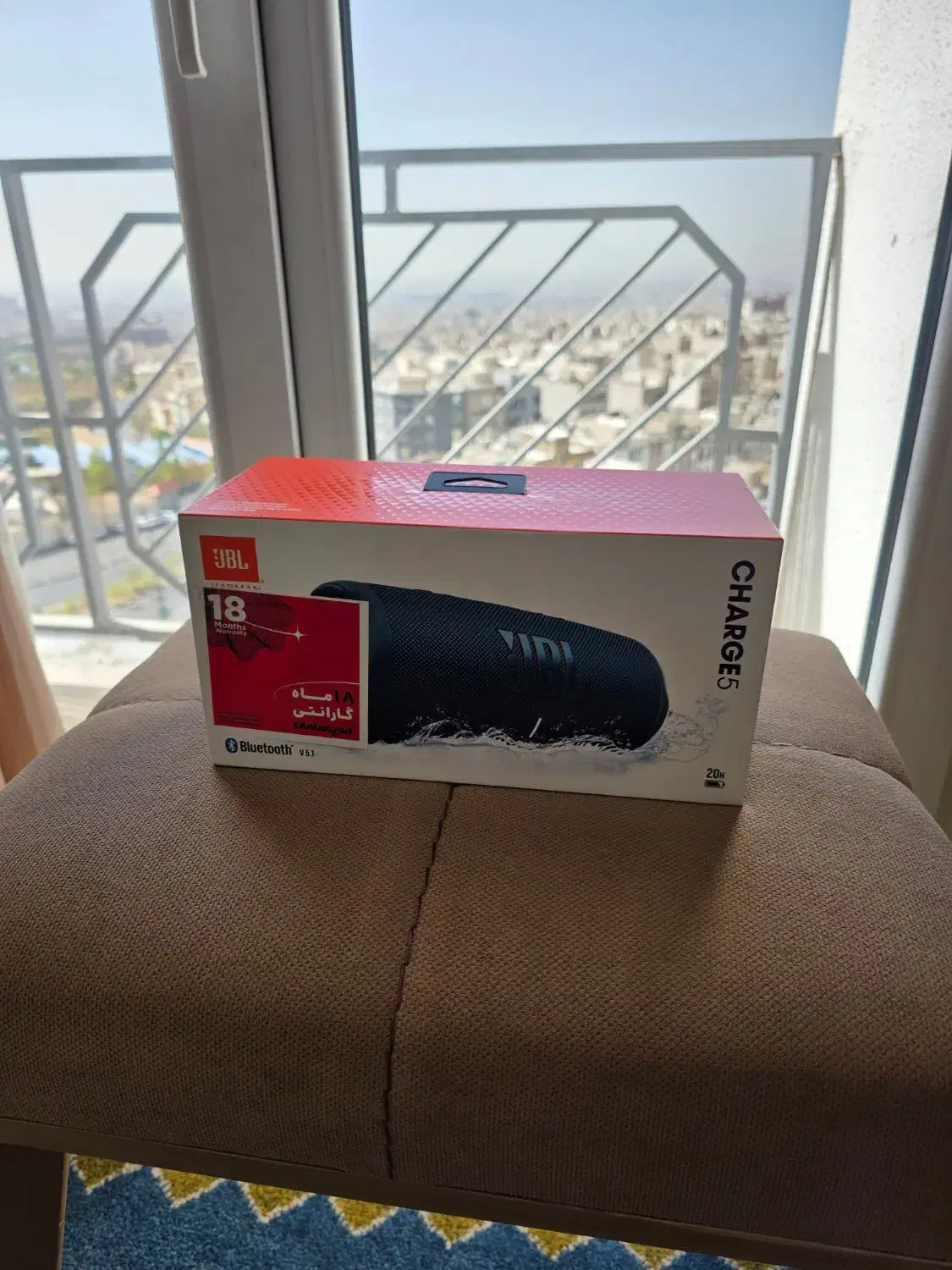 اسپیکر JBL Charge 5 سورمه ای (جی بی ال شارژ ۵)|پخش‌کننده همراه|تهران, باغ فیض|دیوار