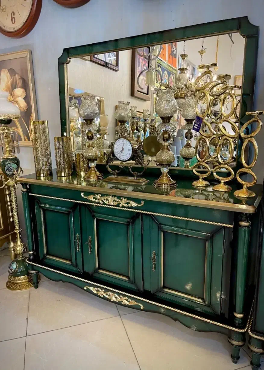 آینه کنسول میز تی وی|بوفه، ویترین، کنسول|زنجان, |دیوار