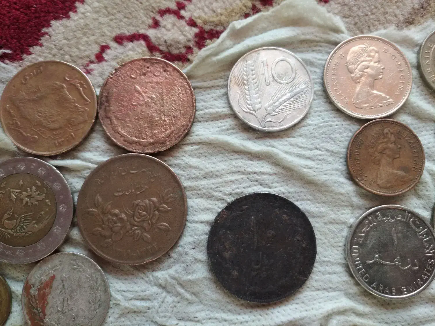 سکه های قدیمی برای دکوراسیون|کلکسیون سکه، تمبر، اسکناس|شیراز, سعدیه شمالی|دیوار