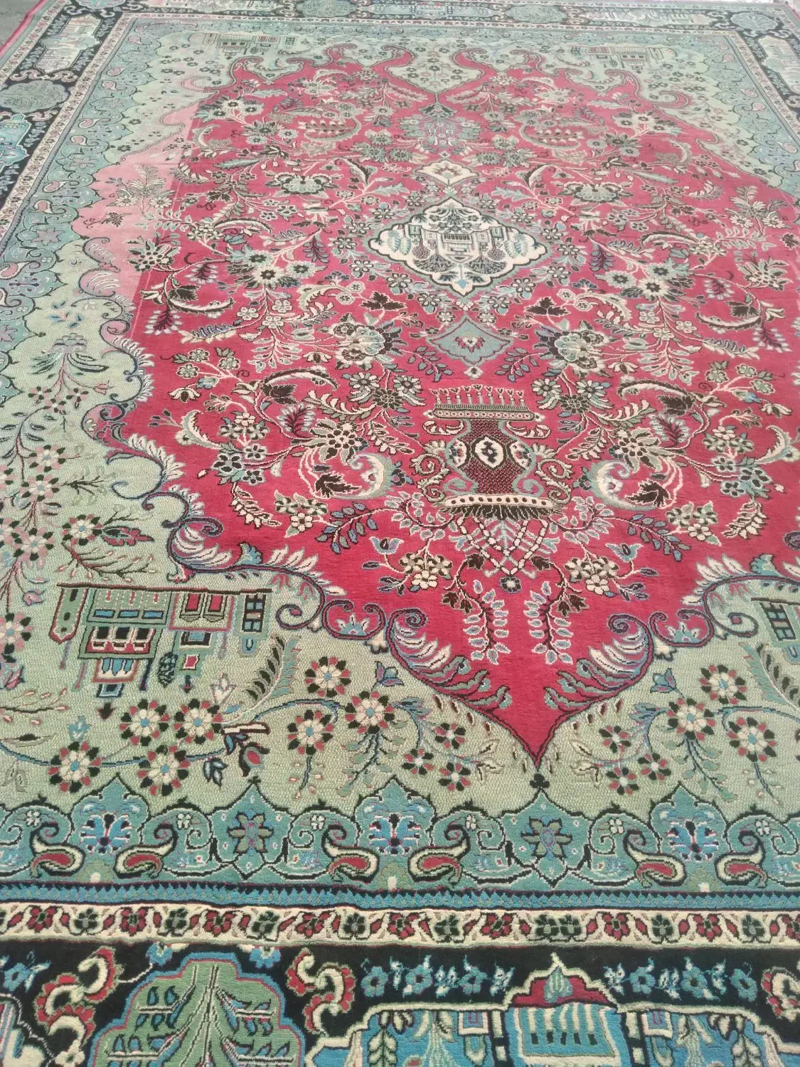 فروش قالی بدون زدگی|فرش|ایذه, |دیوار