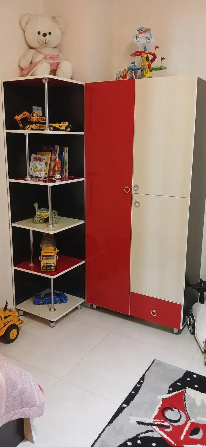 تخت کودک ونوجوان|تخت و سرویس خواب|مشکیندشت, |دیوار