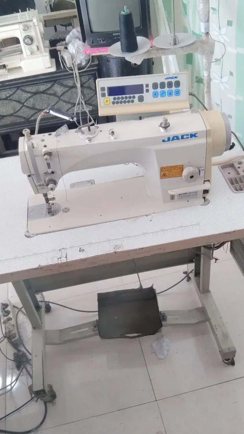 چرخ کامپیوتری جک با ضمانت|چرخ خیاطی و ریسندگی|قائمشهر, |دیوار