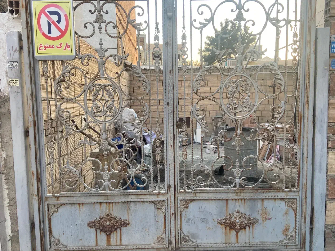 درب حیاط|مصالح و تجهیزات ساختمان|اسلامشهر, چیچکلو|دیوار