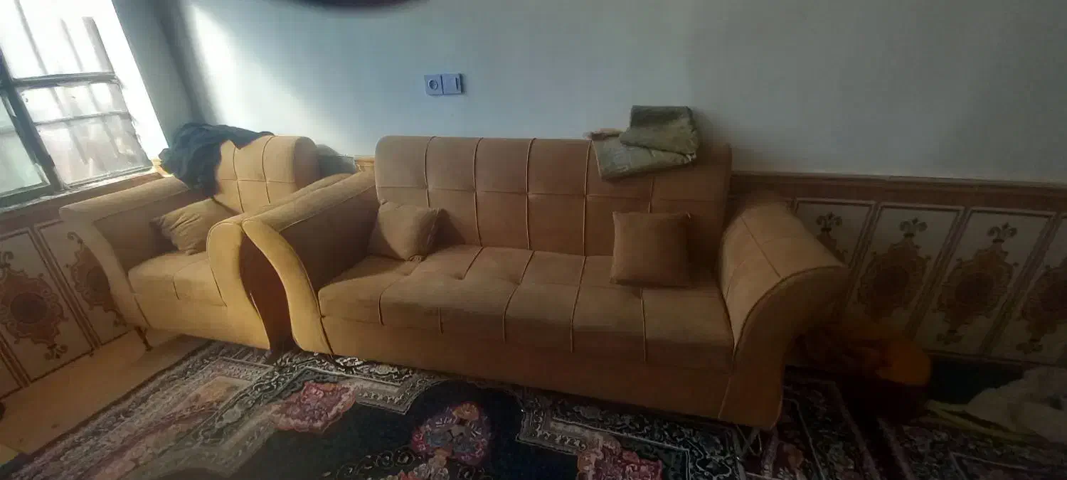 مبل ۷نفره|مبلمان خانگی و میز عسلی|مشهد, شهرک شهید باهنر|دیوار