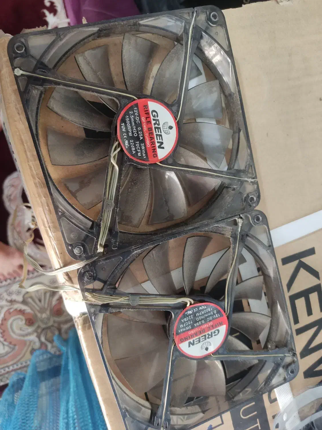 فن سایز ۱۴۰ کامپیوتر با led قرمز|قطعات و لوازم جانبی رایانه|کرج, المهدی|دیوار