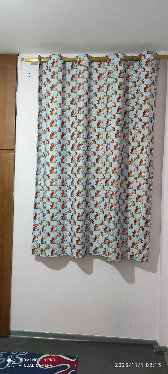 پرده اتاق کودک|پرده، رانر، رومیزی|گلبهار, شهر جدید گلبهار|دیوار