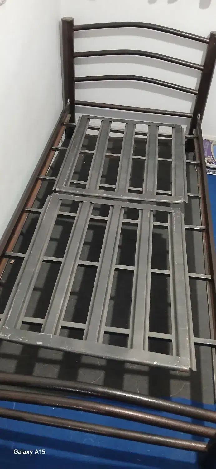 تخت یک نفره فلزی|تخت و سرویس خواب|تهران, وحیدیه|دیوار