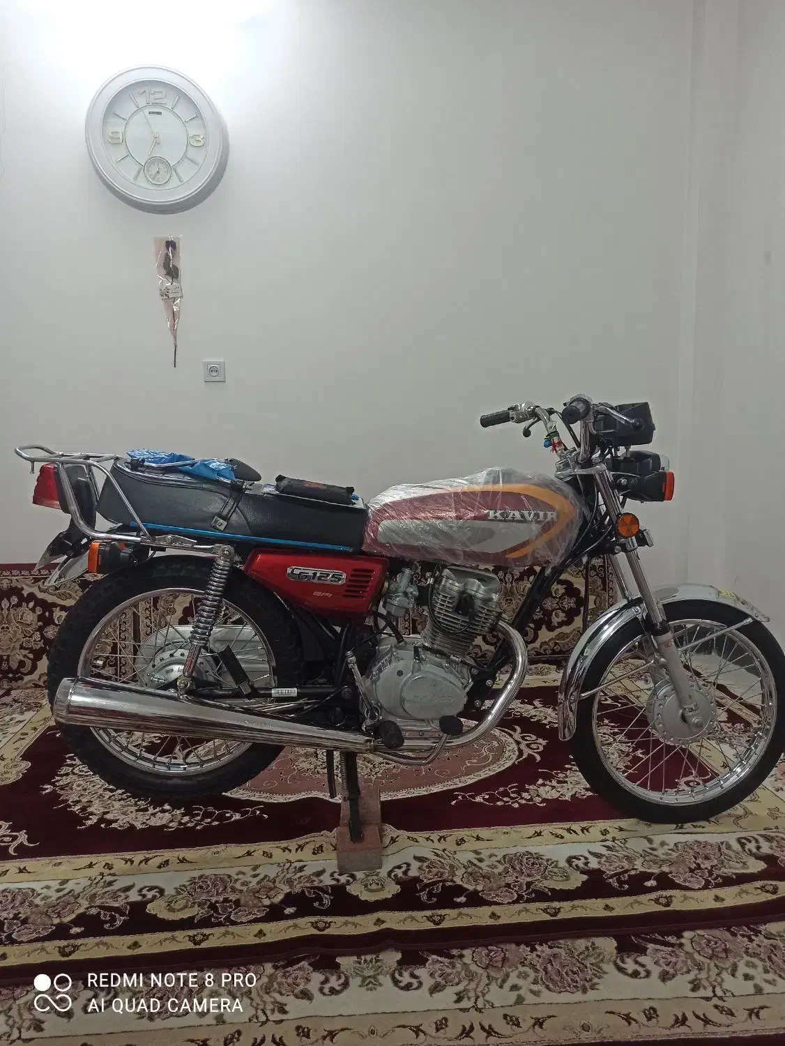 کویر 95|موتورسیکلت|قم, قلعه کامکار|دیوار