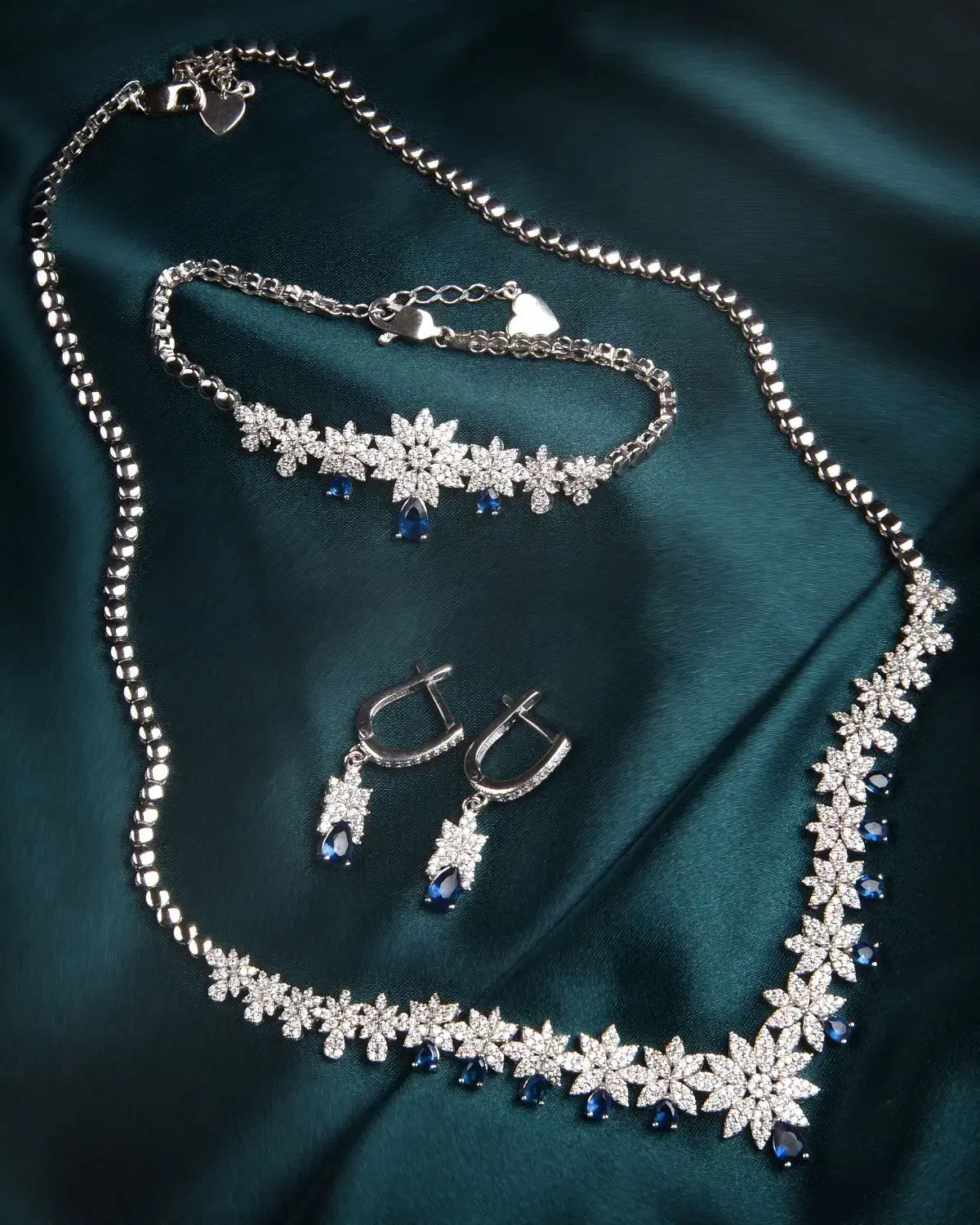 سینه ریز دستبند گوشواره ست کامل تمام نقره اقساطی۶۴|بدلیجات|تبریز, |دیوار