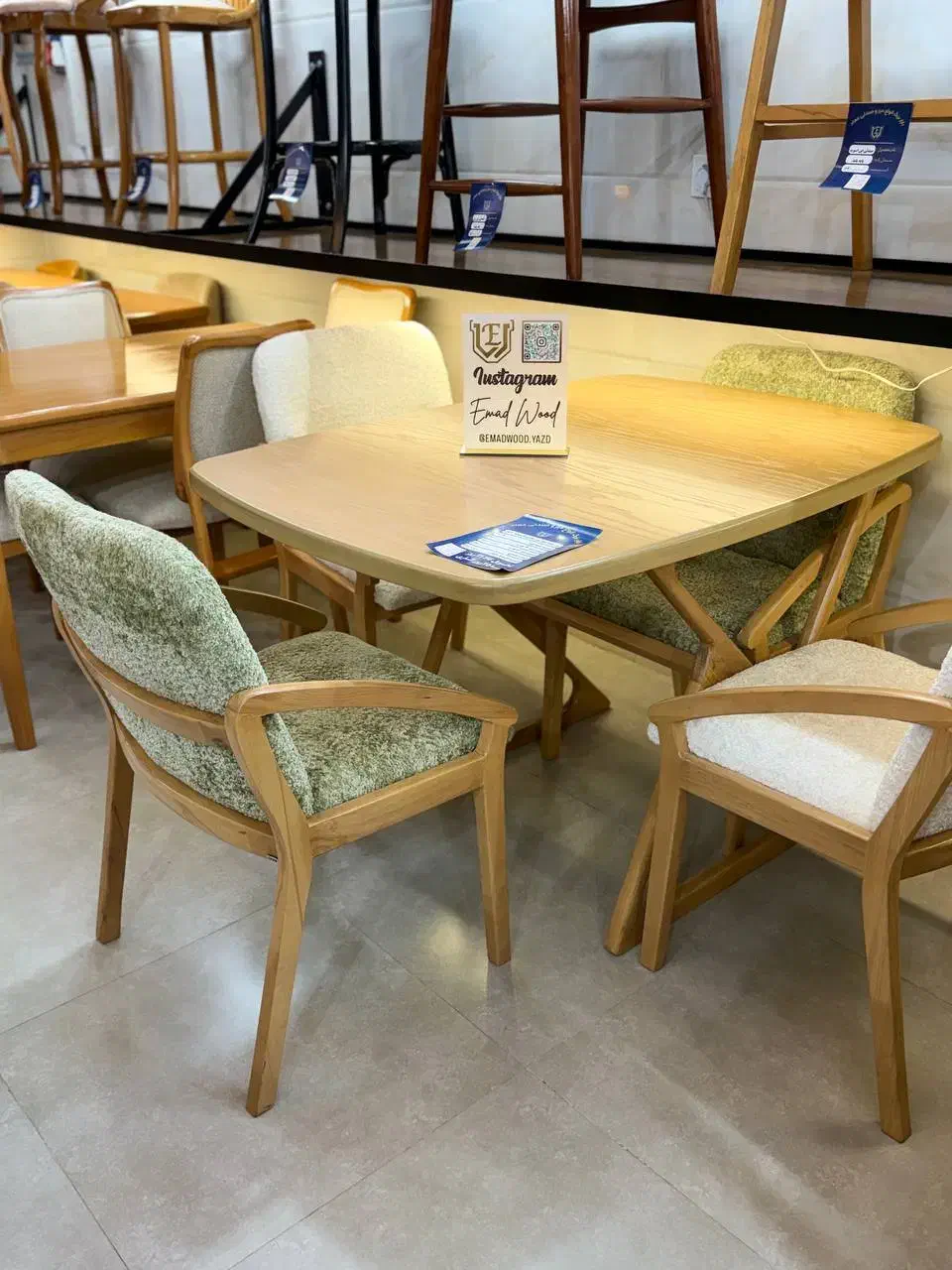 ناهارخوری فرمیچه عماد|میز و صندلی غذاخوری|یزد, |دیوار