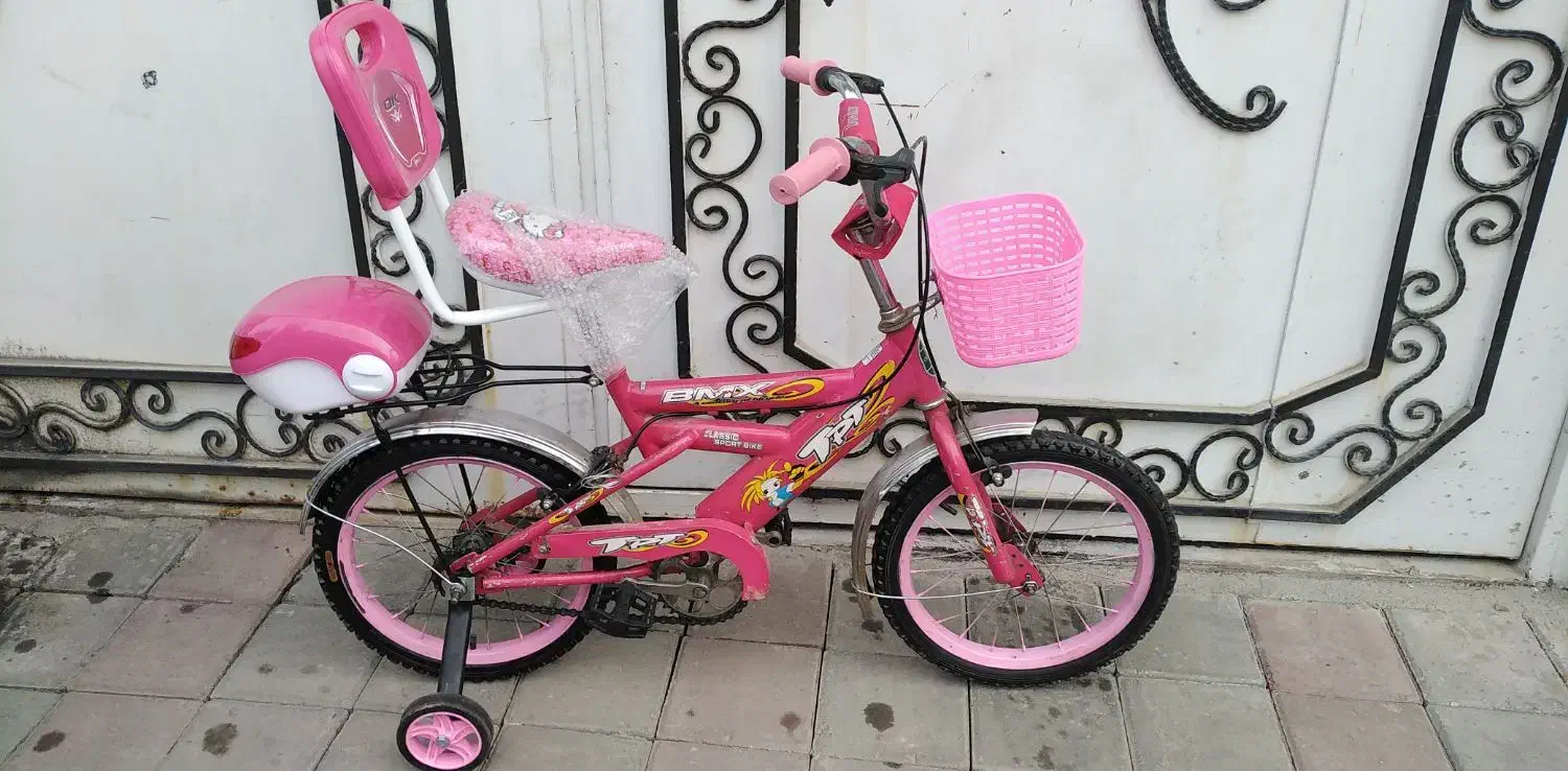 دوچرخه 16 صورتی|دوچرخه، اسکیت، اسکوتر|گرگان, |دیوار