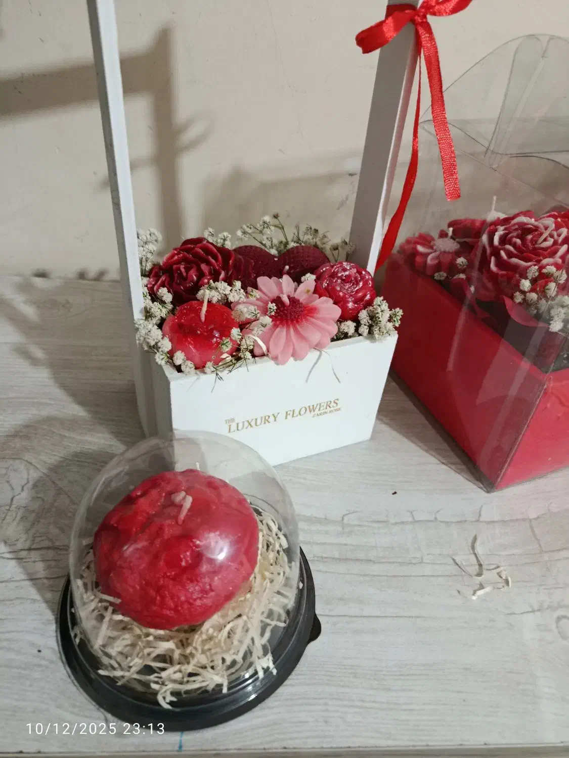 فروش انواع گیفت شمعی و باکس گل شمعی|گل مصنوعی|سبزوار, کلاته سیفر|دیوار