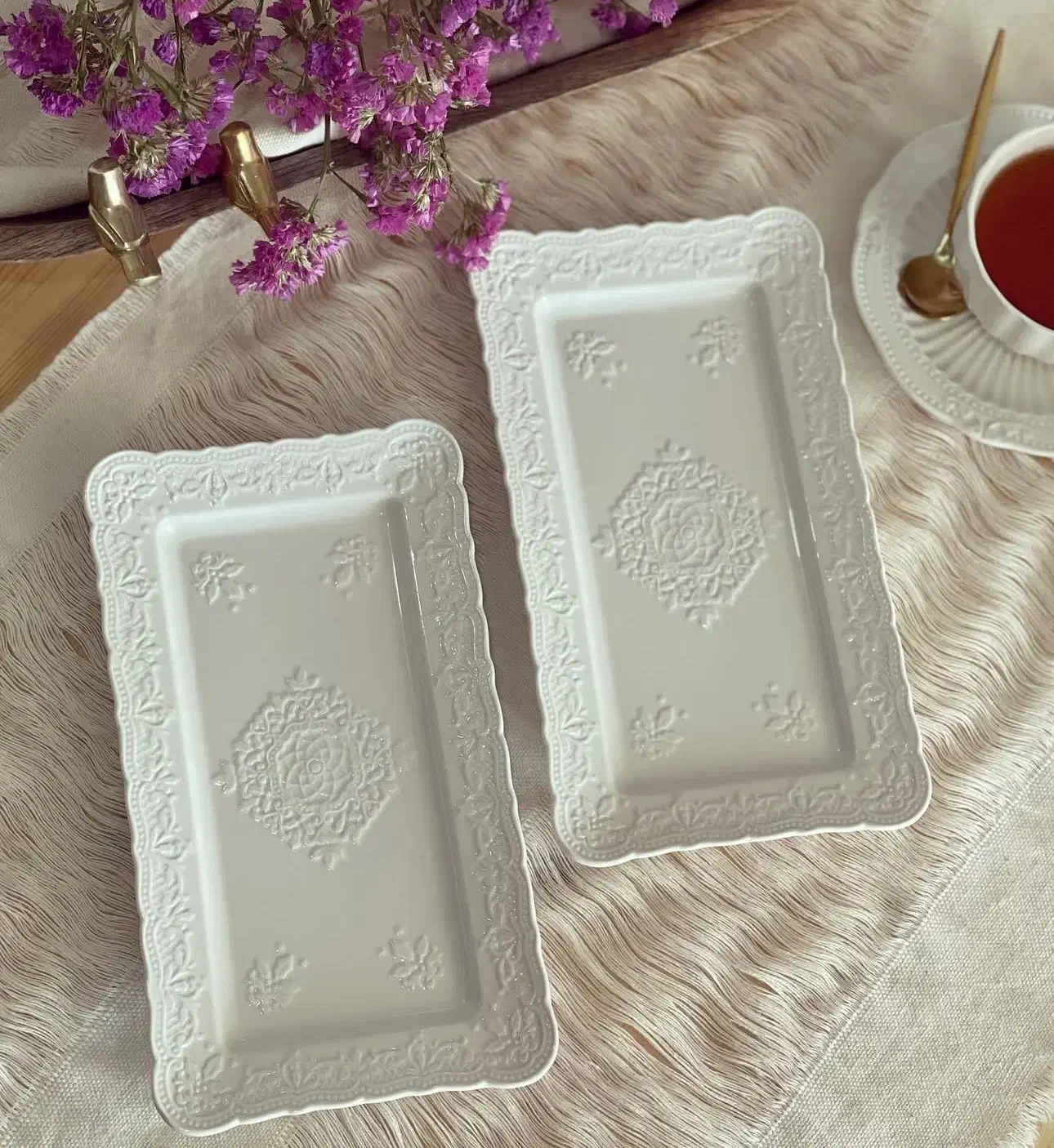 پیش دستی و رولت خوری چینی وارداتی اروپایی|ظروف سرو و پذیرایی|تهران, کوهک|دیوار