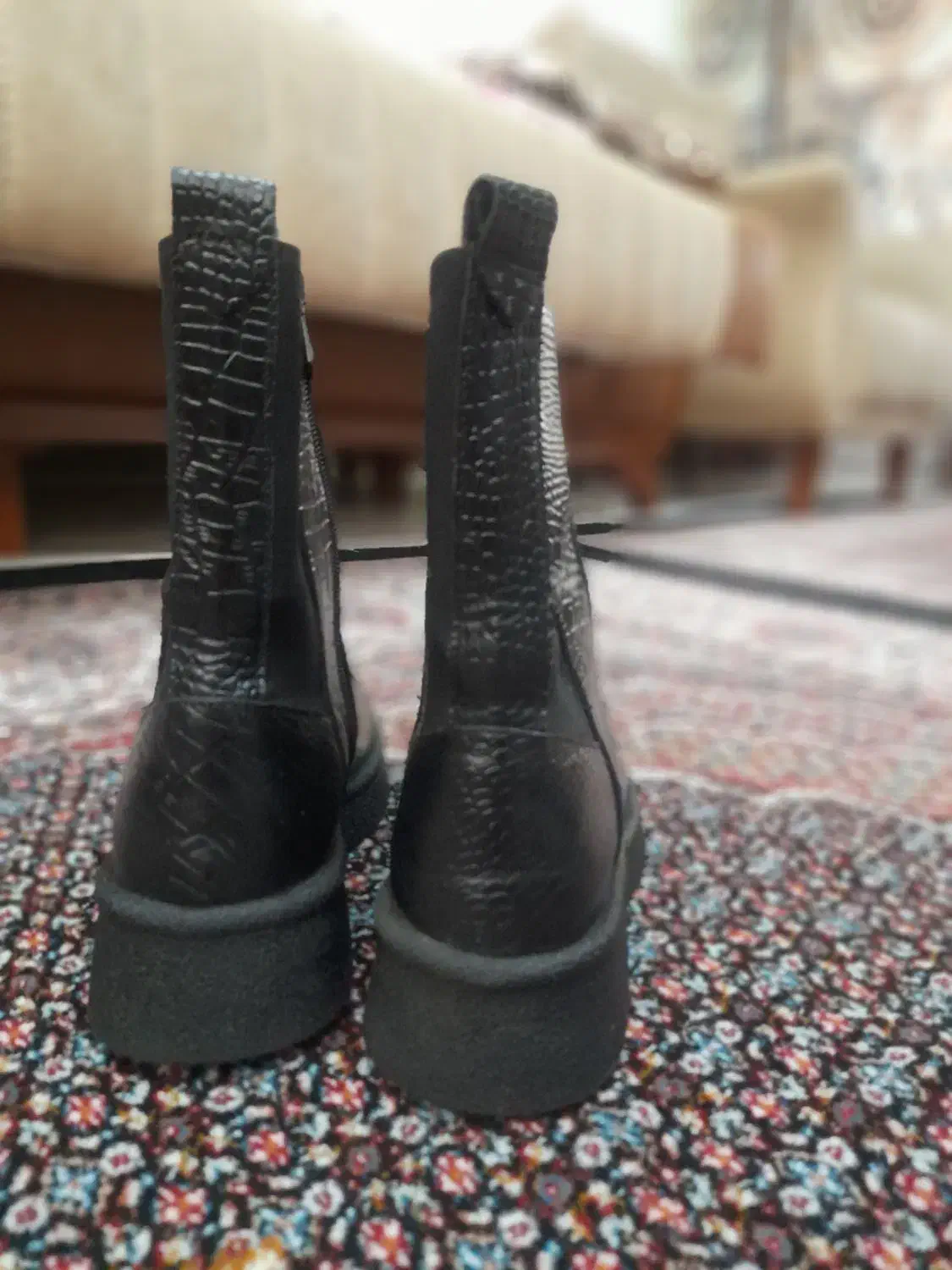 پوتین چرم اصل در حد نو|کیف، کفش، کمربند|تبریز, |دیوار