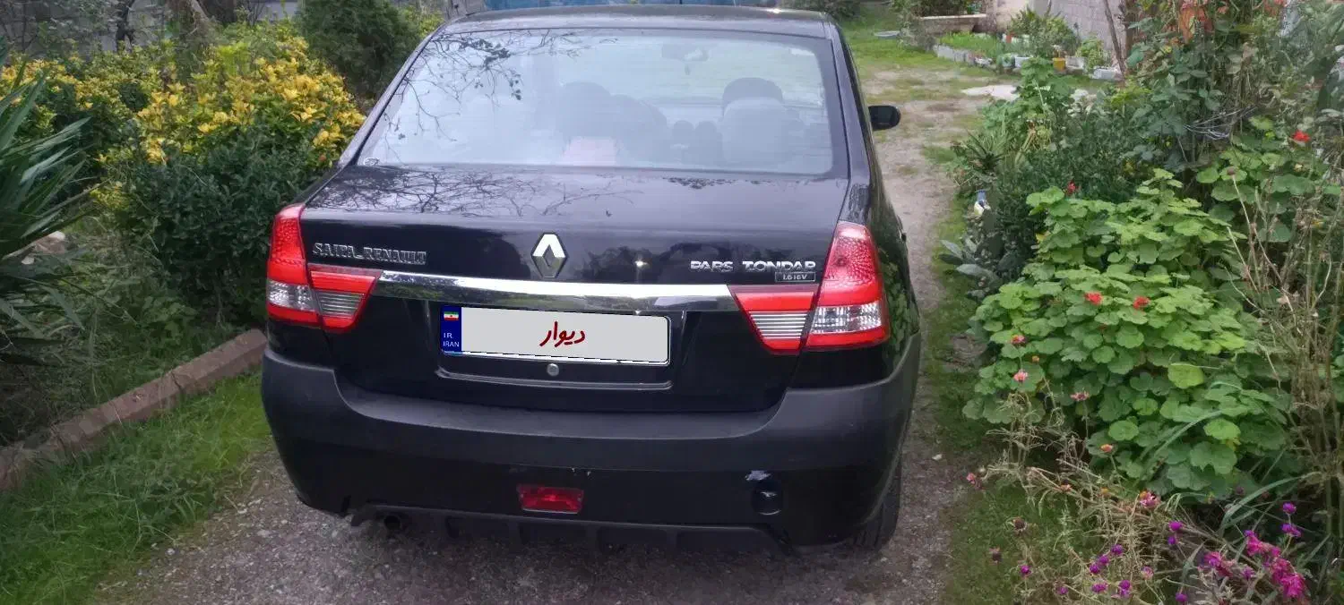 پارس تندر ۹۶ بدون رنگ تک برگ سندپارس خودرویی|خودرو سواری و وانت|رشت, گلباغ نماز|دیوار