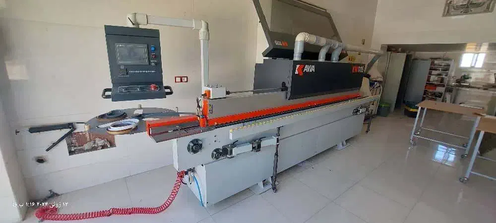 لبه چسبان 5 ایستگاه صنعتی در حد نو|ماشین‌آلات صنعتی|شیراز, پودنک|دیوار