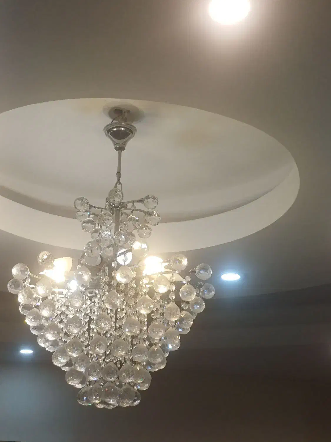 لوسترکریستال ۱۰شعله|لوستر و چراغ آویز|مشکیندشت, |دیوار