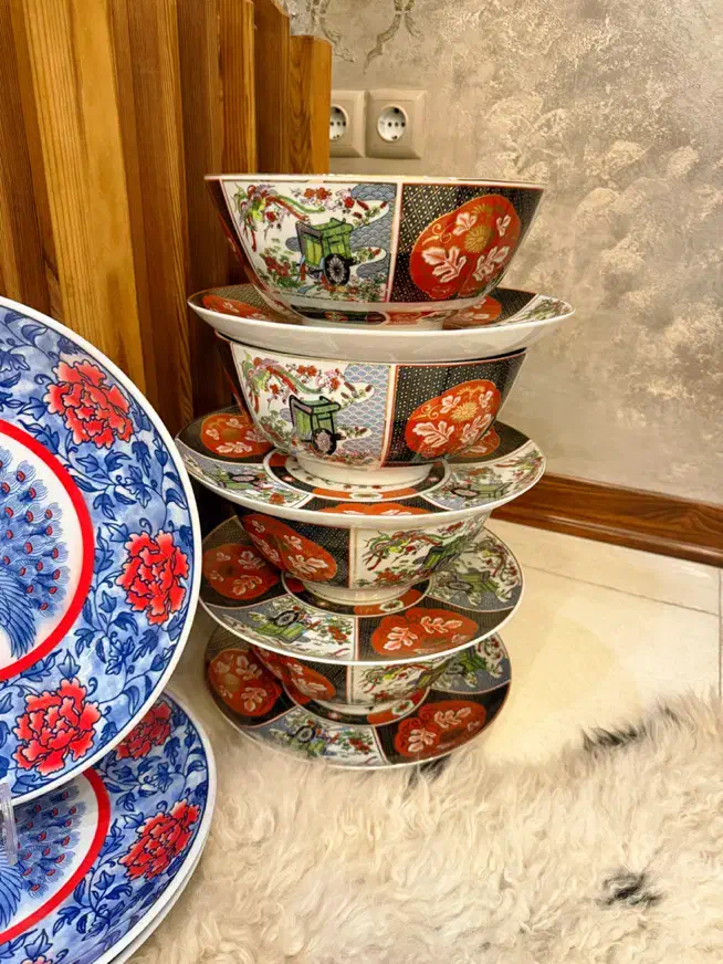 کاسه بشقاب ژاپنی آنتیک|ظروف سرو و پذیرایی|تهران, نیروی هوایی (پیروزی)|دیوار