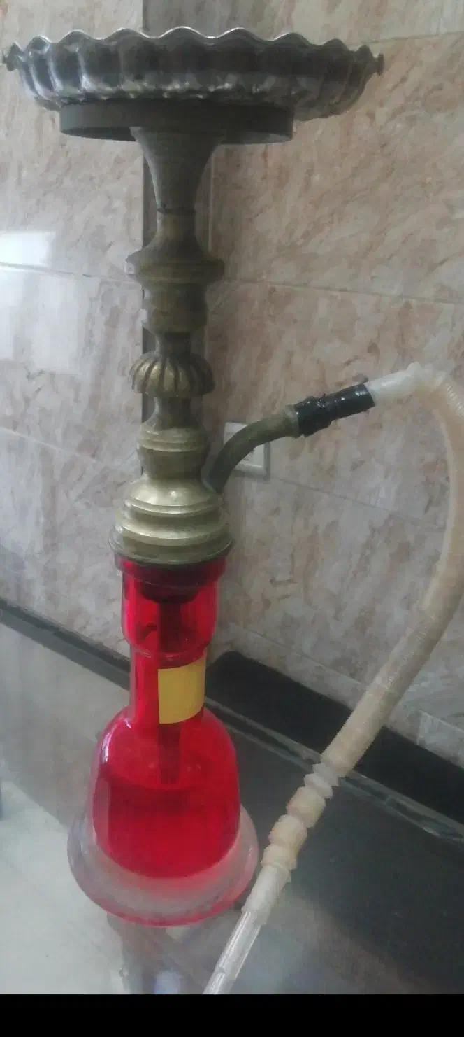 قلیون  قدیمی|کلکسیون اشیاء عتیقه|لولمان, |دیوار