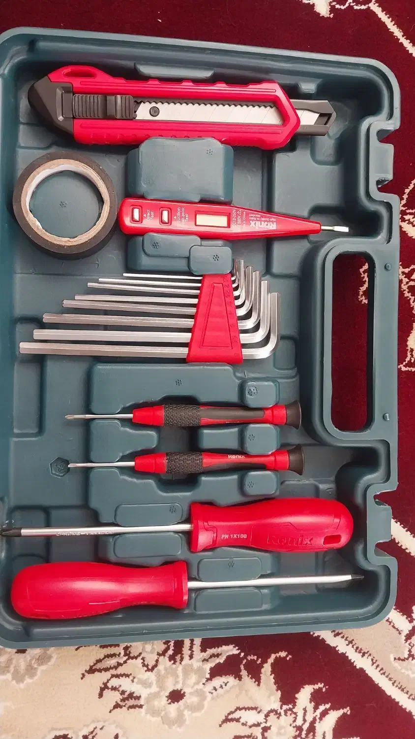 مجموعه ۱۲ تایی ابزار رونیکس|ابزارآلات|خلخال, |دیوار