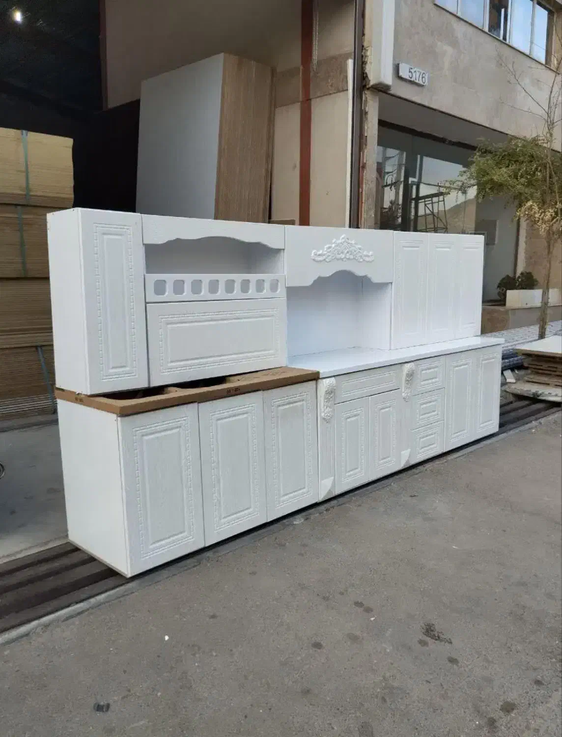 کابینت پیش ساخته مدل مونا|مصالح و تجهیزات ساختمان|خورموج, |دیوار