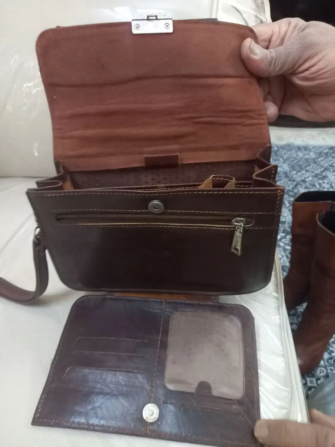 دوعدد کیف چرم مردانه|کیف، کفش، کمربند|محمدشهر, شهرک پیام (مهرالبرز)|دیوار