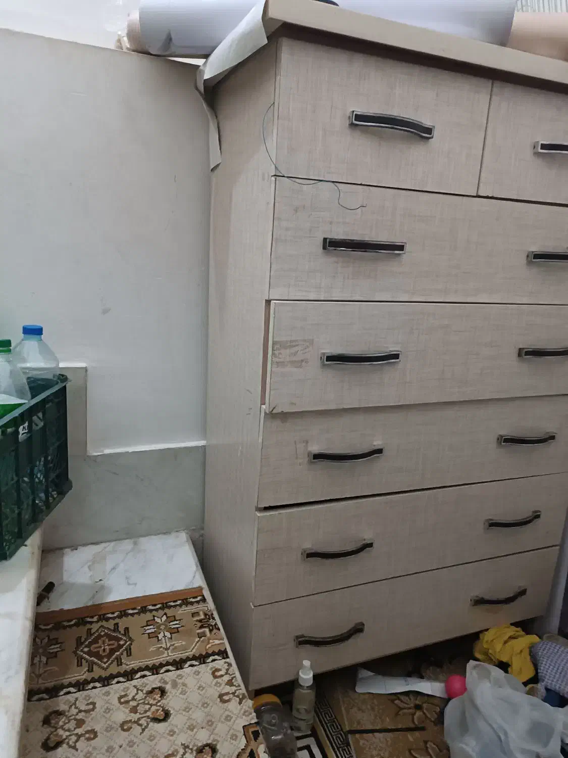 دراور ۵ کشو و دو کشوی کوچک|جاکفشی، کمد، دراور|تولم شهر, |دیوار