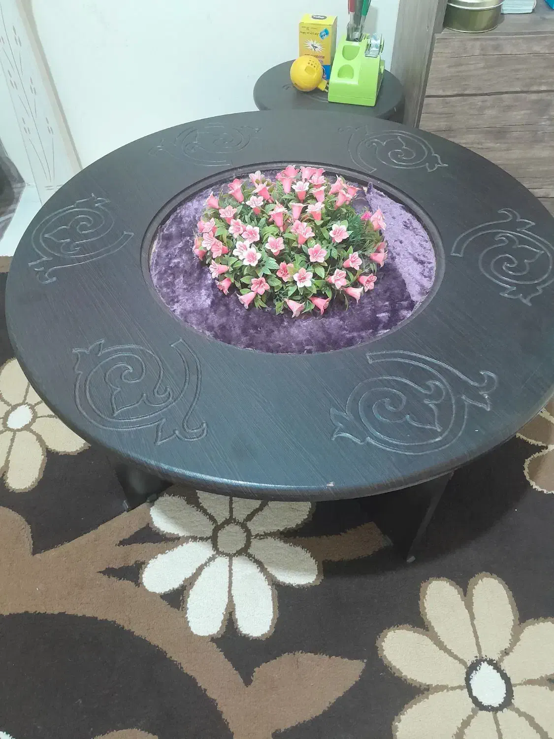 میز عسلی وسط و میز تحریر کودکانه چوب و فلز|میز تحریر و کامپیوتر|پرند, فاز ۶|دیوار