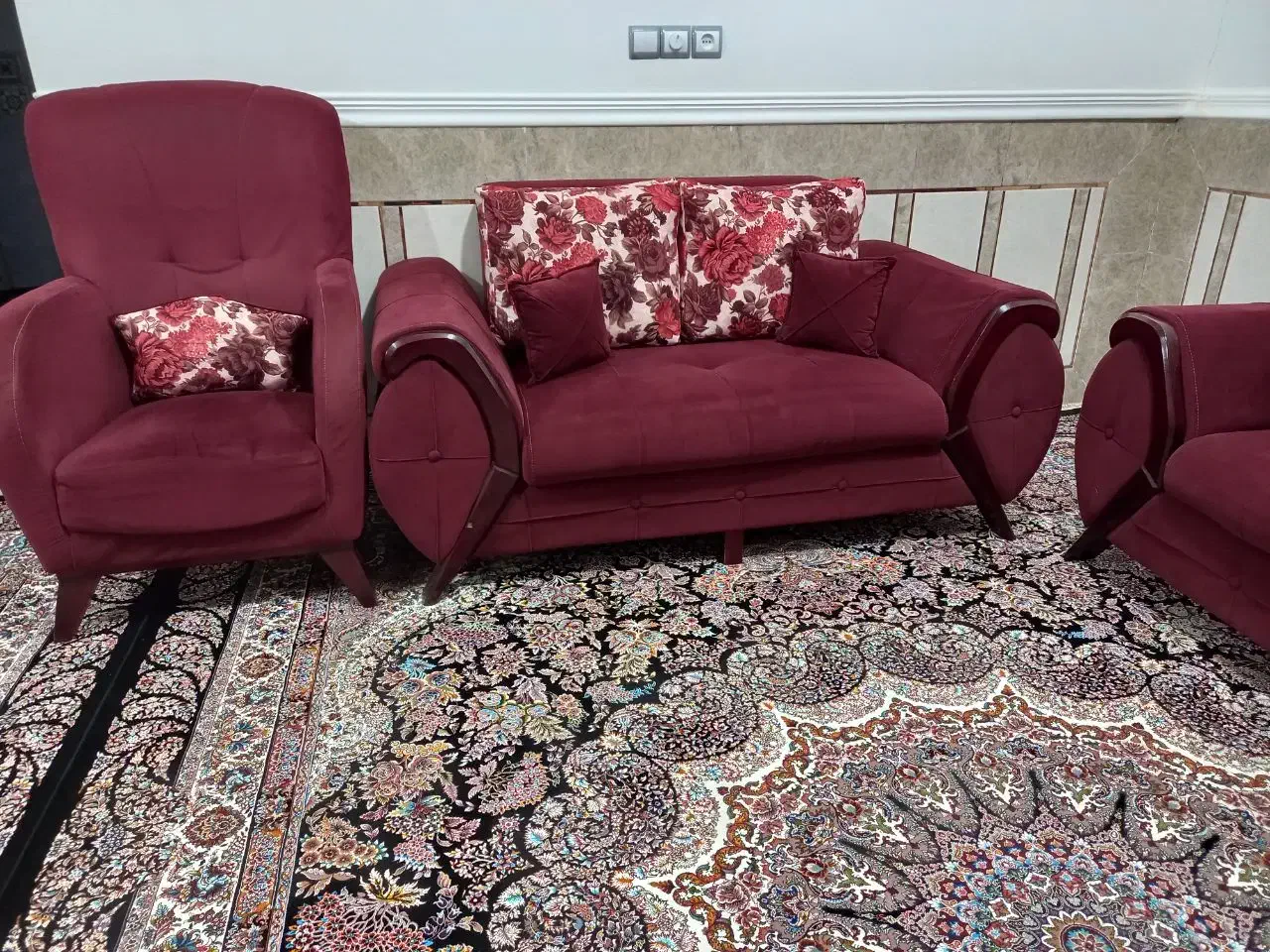 مبل 7نفره از دم قسط|مبلمان خانگی و میز عسلی|زابل, |دیوار