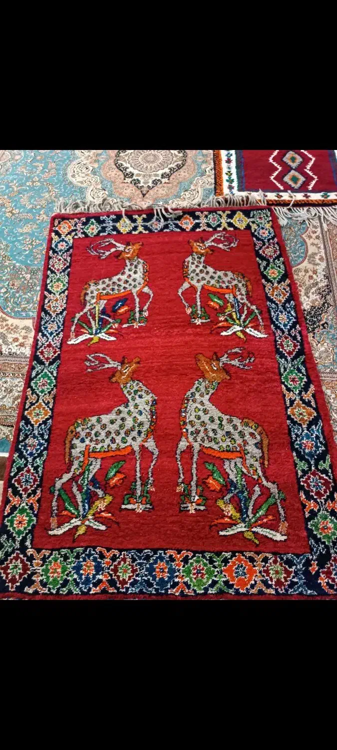 فرش دستباف ترکی بسیار خوش نقشه وزیبا|فرش|نورآباد ممسنی, |دیوار