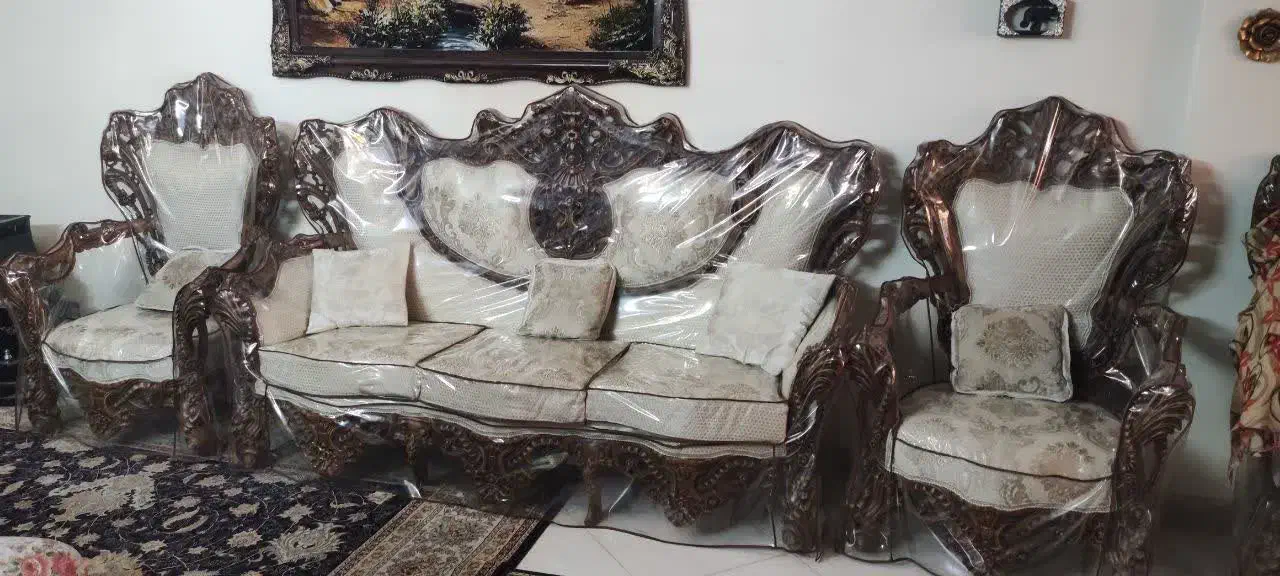 مبل استیل ۹ نفره|مبلمان خانگی و میز عسلی|تهران, هاشم‌آباد|دیوار
