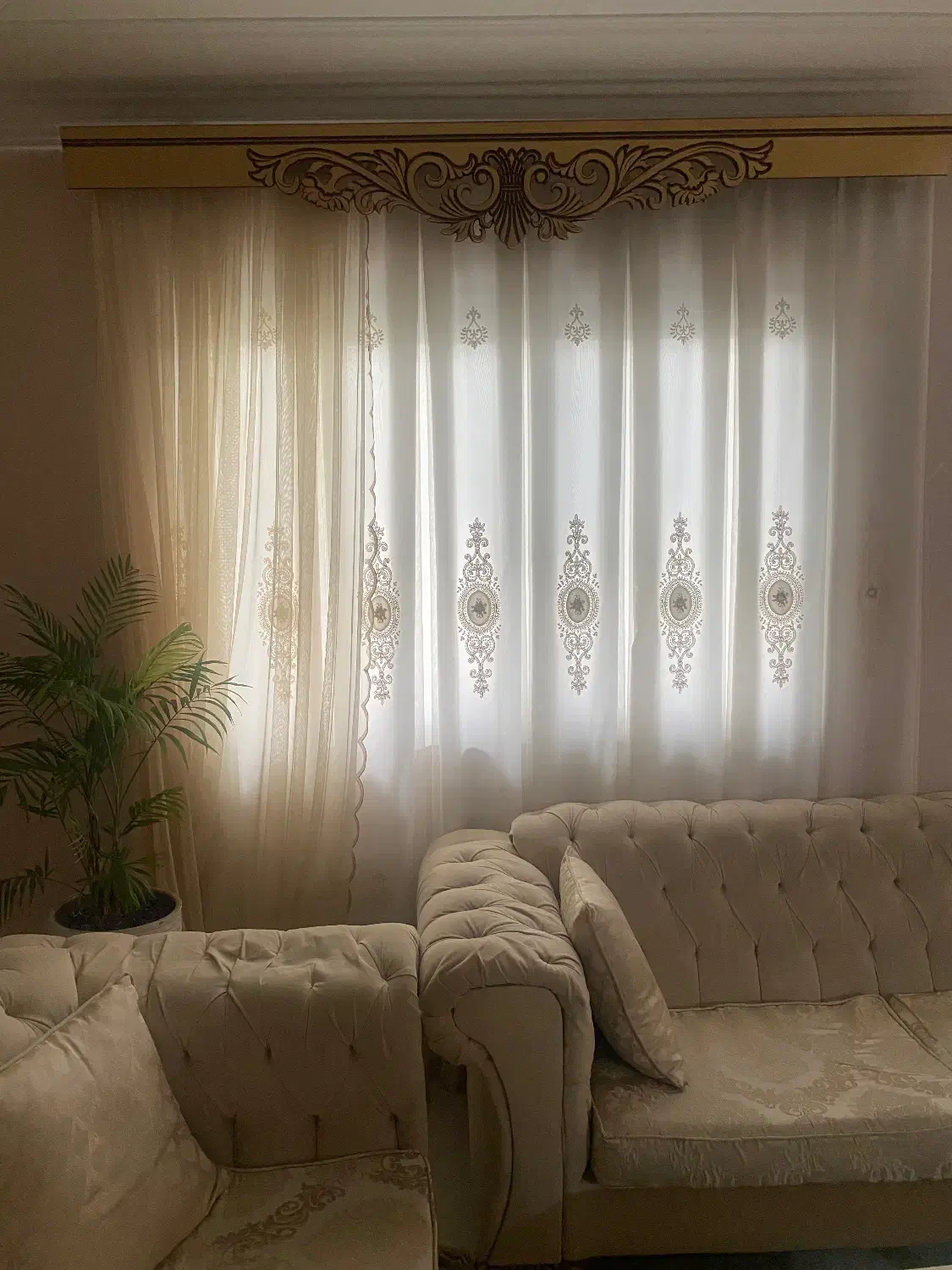 پرده جهازمه و تمیز کاملا|پرده، رانر، رومیزی|رشت, آزادگان|دیوار