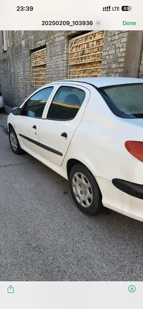 پژو ۲۰۶ SD مدل ۹۳بدون رنگ دو برگ سند|خودرو سواری و وانت|یزد, |دیوار
