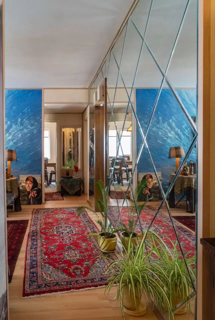 فرش دستباف آنتیک دستبافت قدیمی دست باف دستبافت|فرش|تهران, ولنجک|دیوار