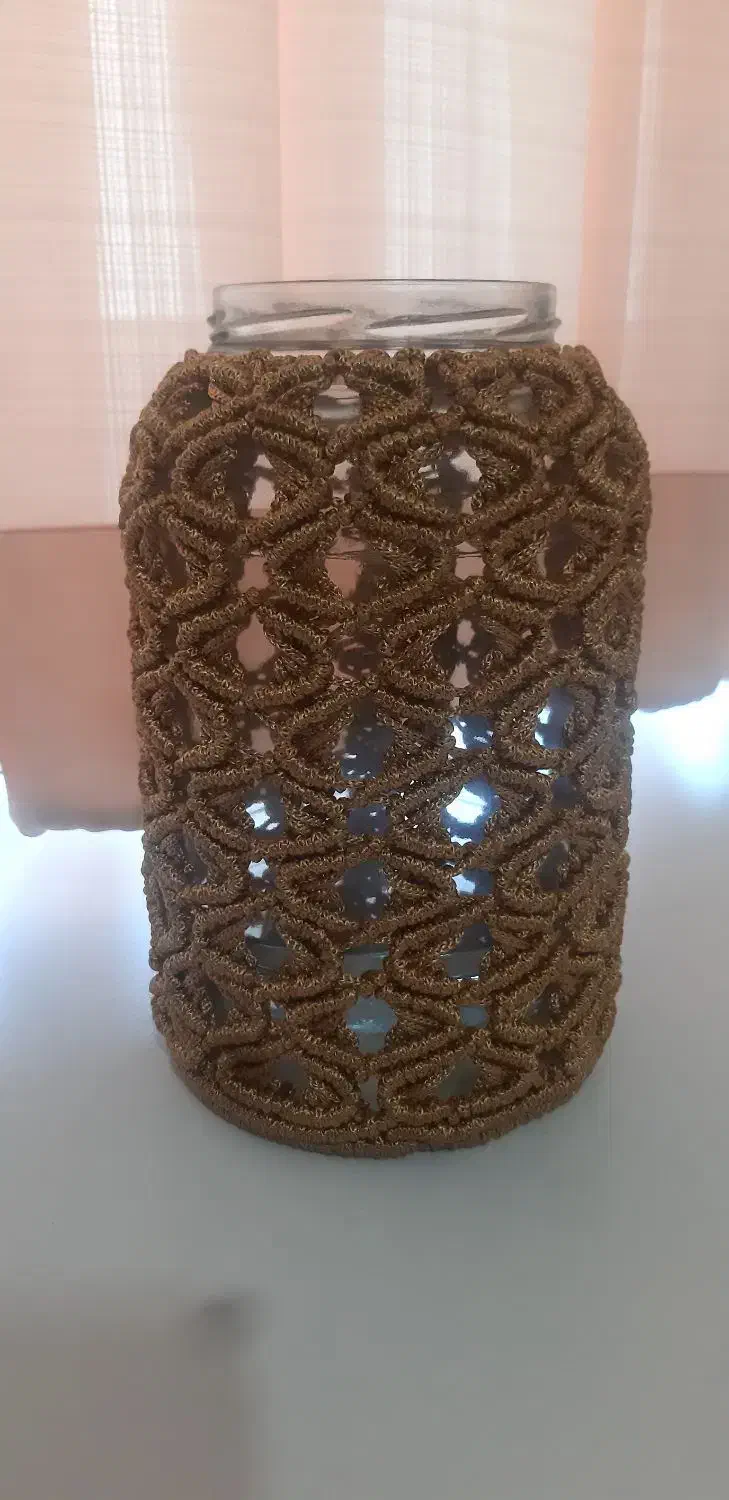 گلدون مکرومه|صنایع دستی و سایر لوازم تزئینی|گرگان, |دیوار