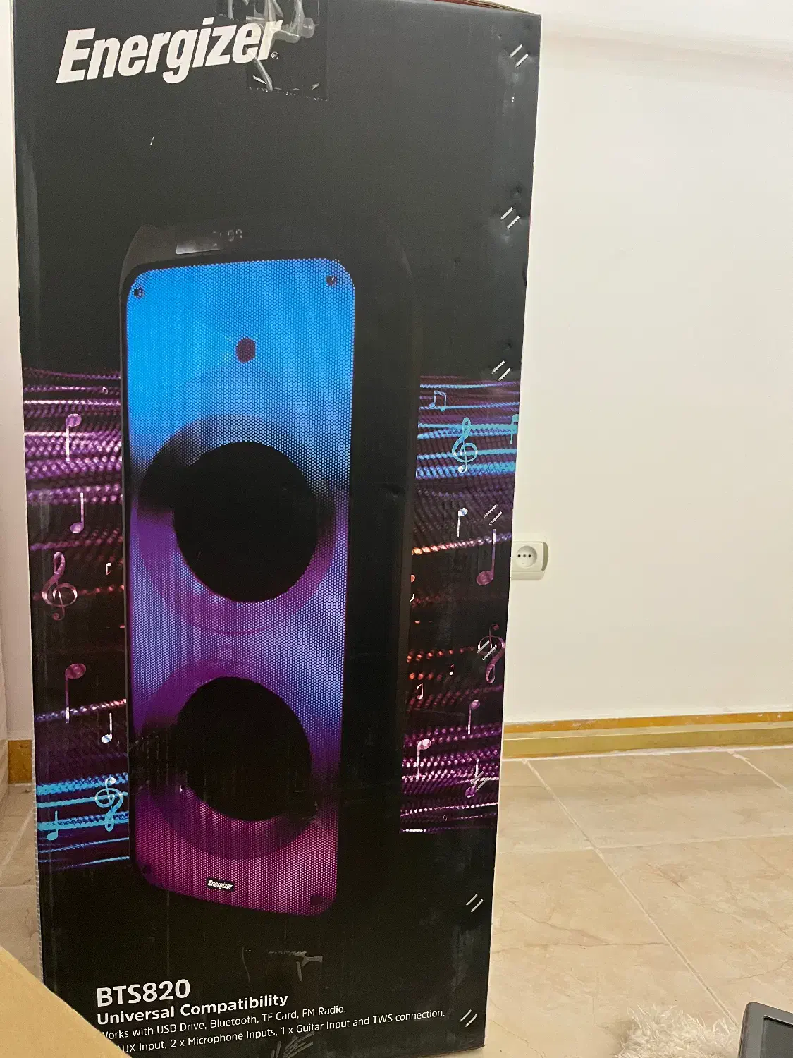 اسپیکر  بلوتوثی وقابل حمل انرجایزر|پخش‌کننده همراه|ساری, |دیوار